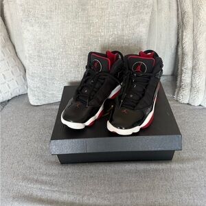 Nike Black and Red Sneakers